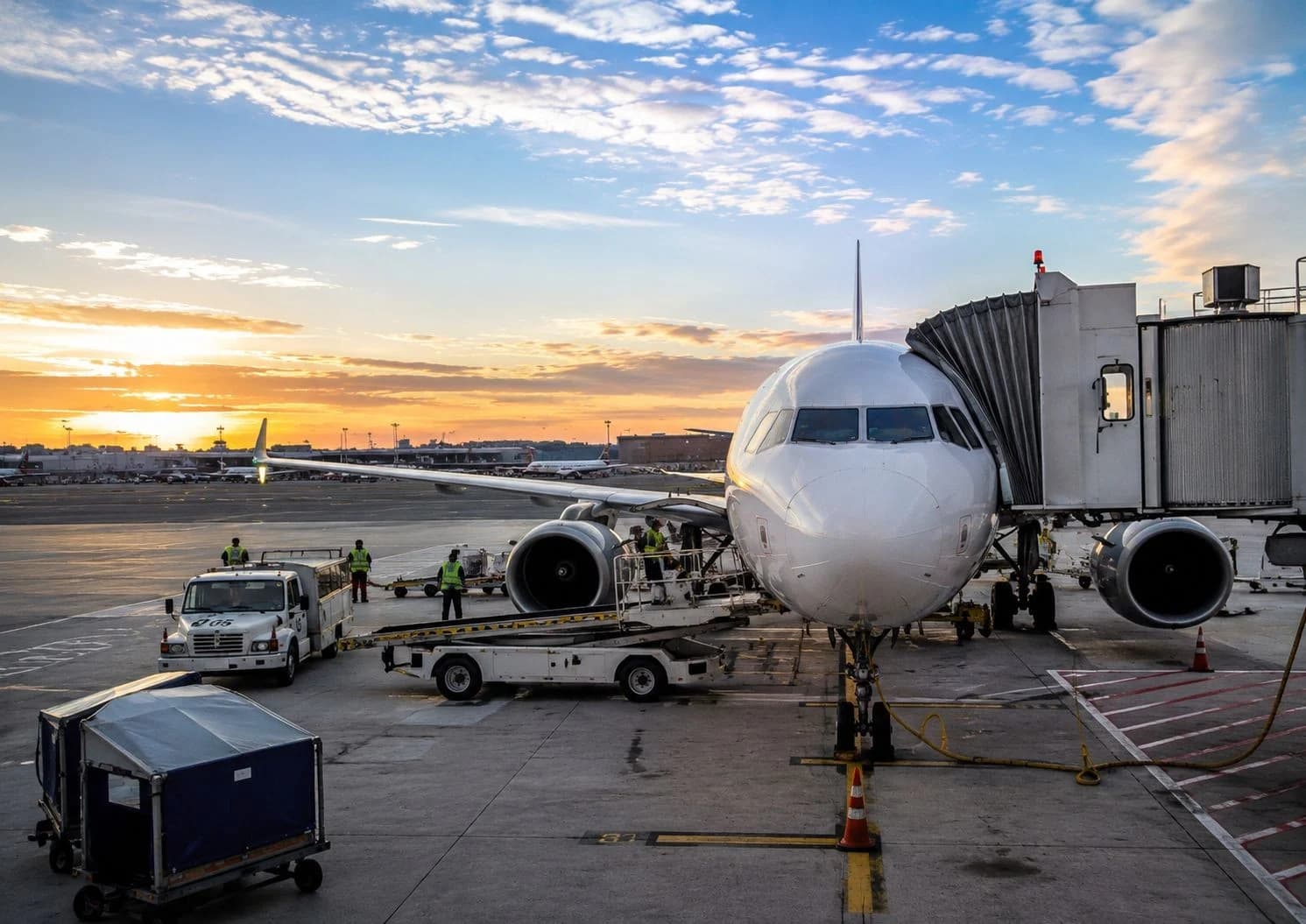 Secteur aérien — aéroport et avions