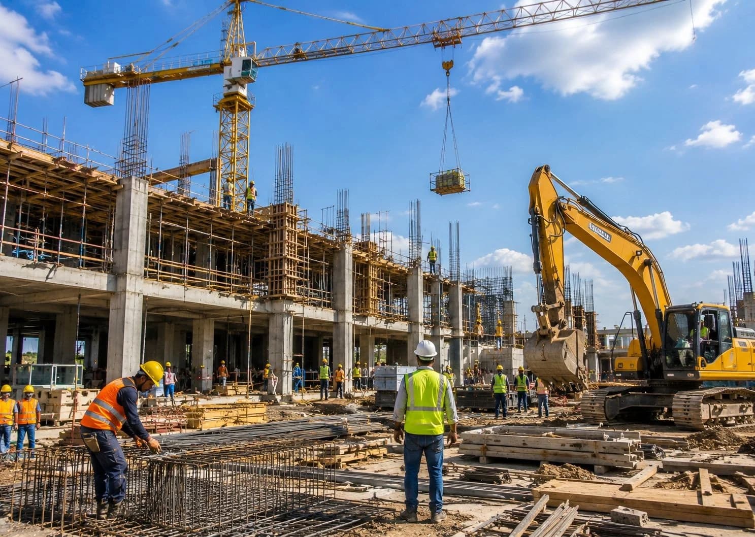 Secteur de la construction — chantier