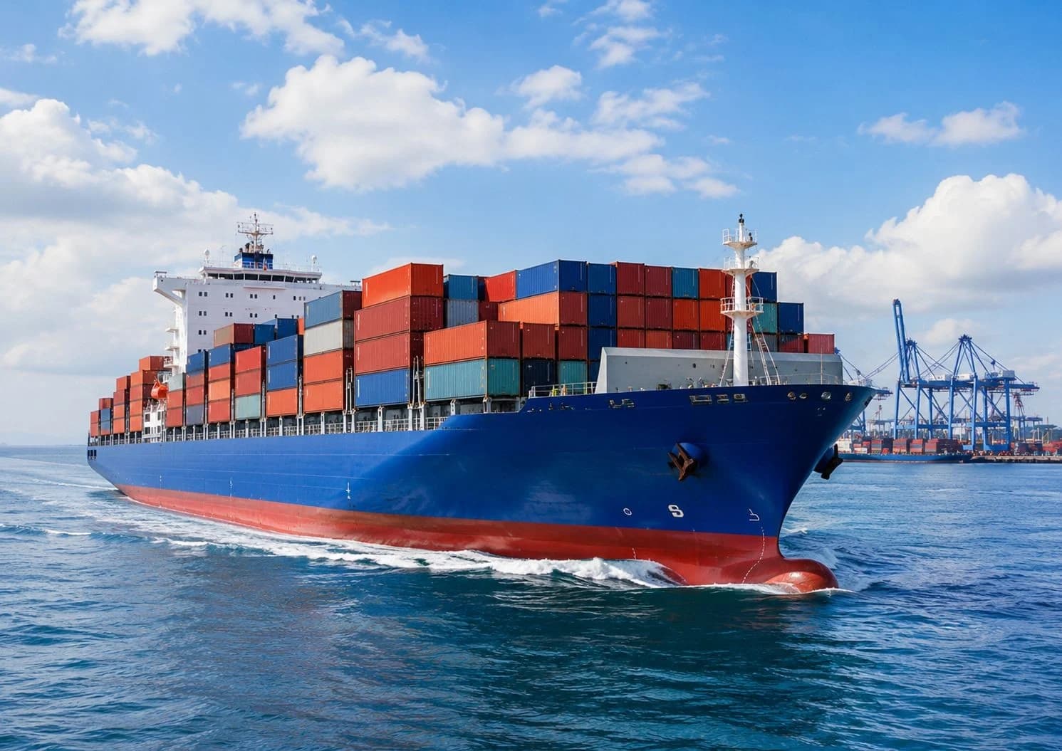 Secteur maritime — navire en mer