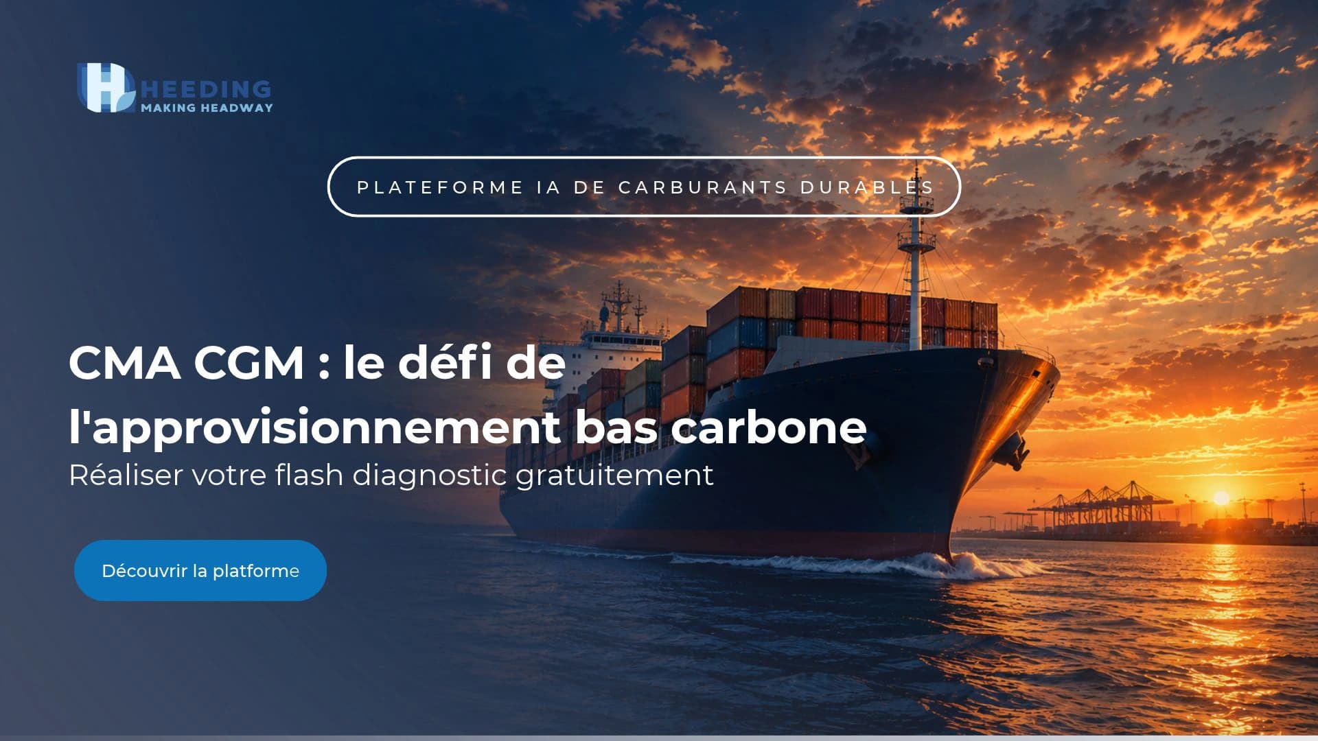 Carburants bas carbone : comment CMA CGM approvisionne sa flotte dual-fuel